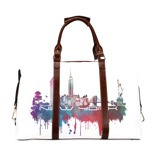 New York City skyline 2 Classic Travel Bag (Model 1643)