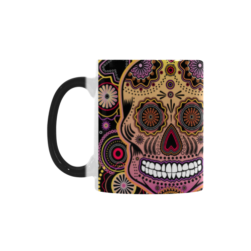 candy sugar skull Custom Morphing Mug