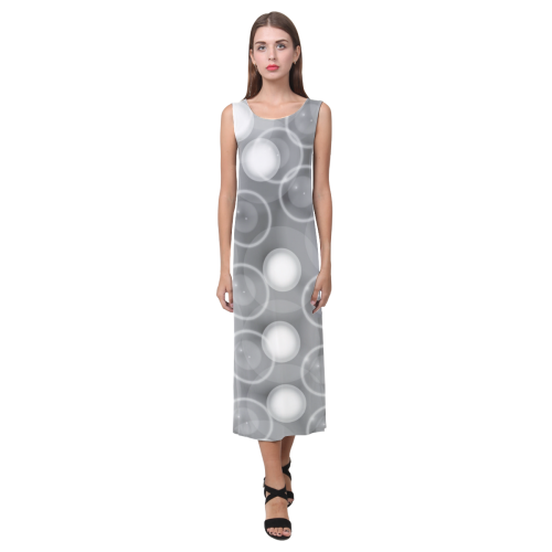 Bubbles Phaedra Sleeveless Open Fork Long Dress (Model D08)