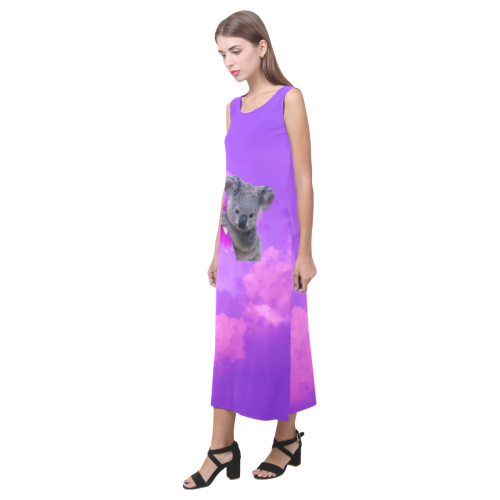 Koala Phaedra Sleeveless Open Fork Long Dress (Model D08)