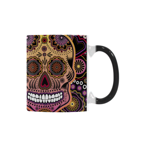 candy sugar skull Custom Morphing Mug