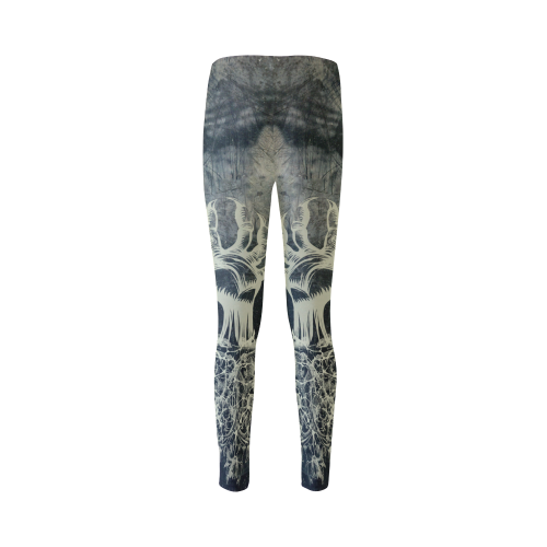 The dark side, skulls Cassandra Women's Leggings (Model L01)