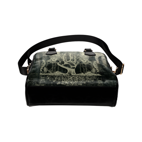 The dark side, skulls Shoulder Handbag (Model 1634)