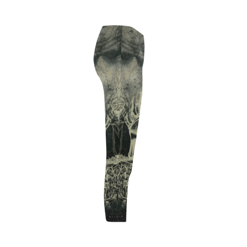 The dark side, skulls Capri Legging (Model L02)