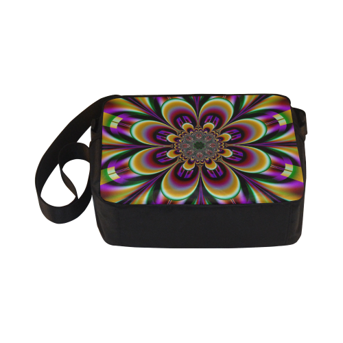 Purple Dream Mandala Flower Classic Cross-body Nylon Bags (Model 1632)