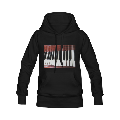 Piano by Martina Webster Women's Classic Hoodies (Model H07)