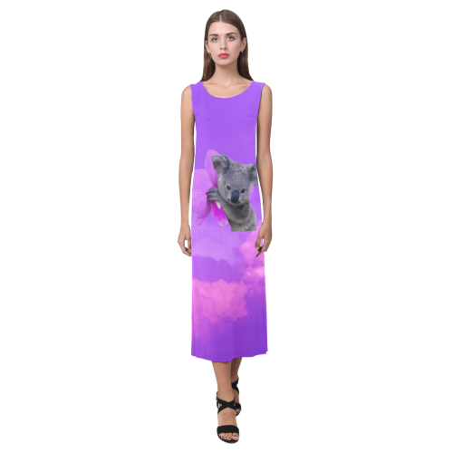 Koala Phaedra Sleeveless Open Fork Long Dress (Model D08)