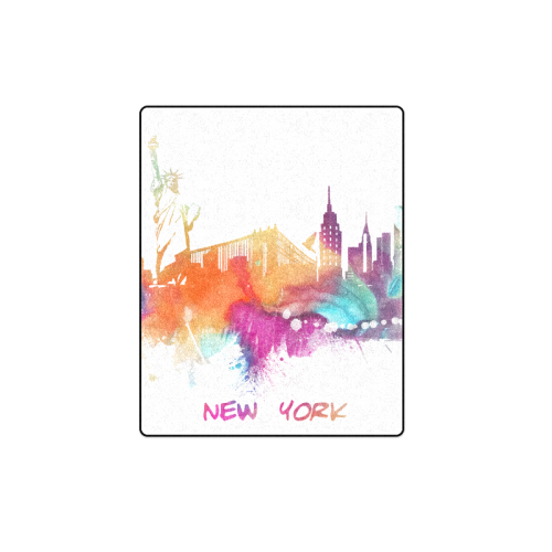 New York City skyline 8 Blanket 40"x50"