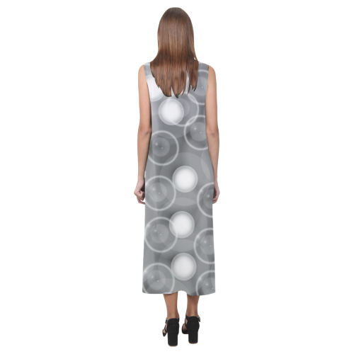 Bubbles Phaedra Sleeveless Open Fork Long Dress (Model D08)