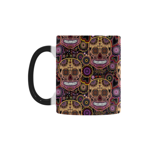 candy sugar skull Custom Morphing Mug