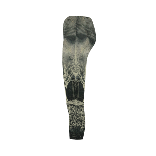 The dark side, skulls Capri Legging (Model L02)