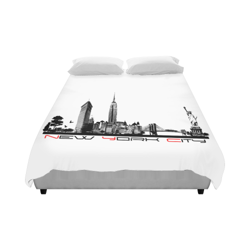 New York City skyline 6 Duvet Cover 86"x70" ( All-over-print)