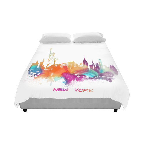 New York City skyline 8 Duvet Cover 86"x70" ( All-over-print)