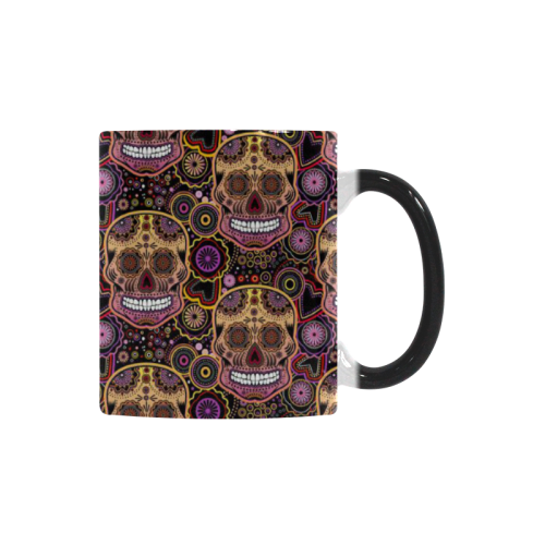 candy sugar skull Custom Morphing Mug