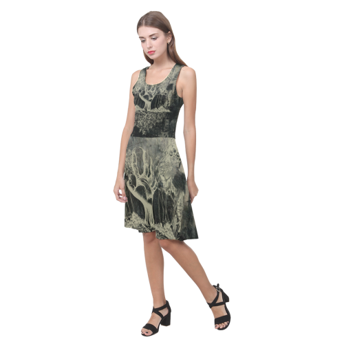 The dark side, skulls Atalanta Casual Sundress(Model D04)