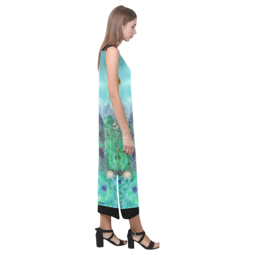 thai Phaedra Sleeveless Open Fork Long Dress (Model D08)