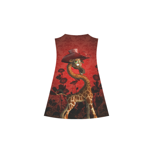 I am a lady, cute giraffe Alcestis Slip Dress (Model D05)