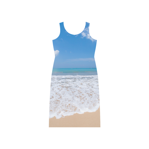 Pandawa Beach bali Phaedra Sleeveless Open Fork Long Dress (Model D08)
