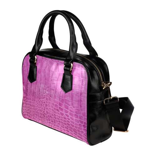 Pink Python Shoulder Handbag (Model 1634)