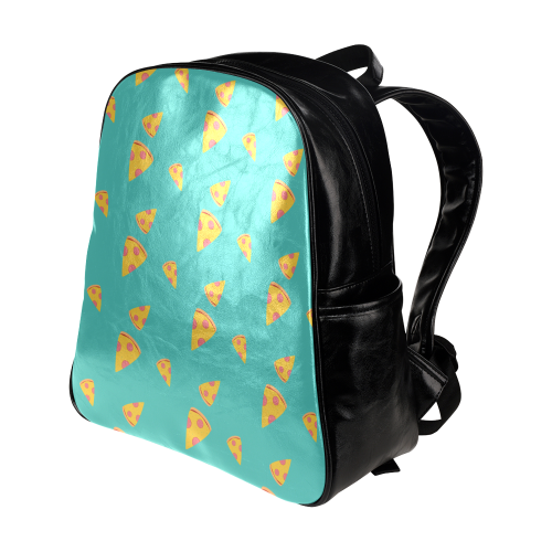Pizza slices   - pizza and slice Multi-Pockets Backpack (Model 1636)