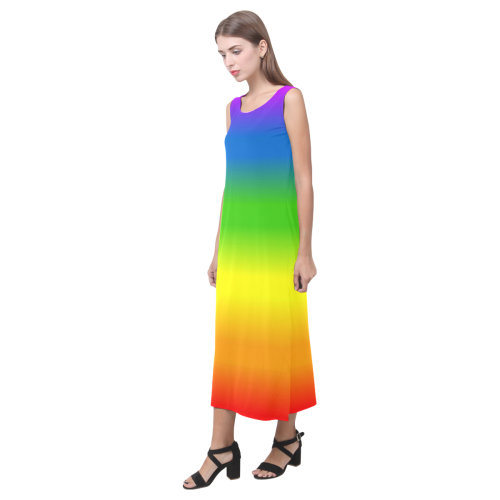 Regenbogen Phaedra Sleeveless Open Fork Long Dress (Model D08)