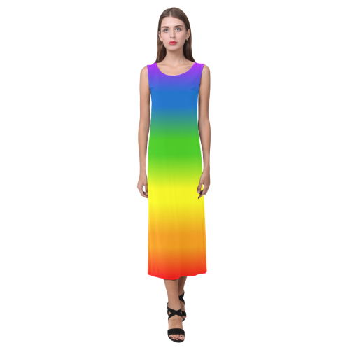 Regenbogen Phaedra Sleeveless Open Fork Long Dress (Model D08)