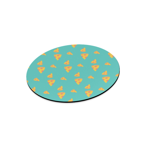 Pizza slices   - pizza and slice Round Mousepad