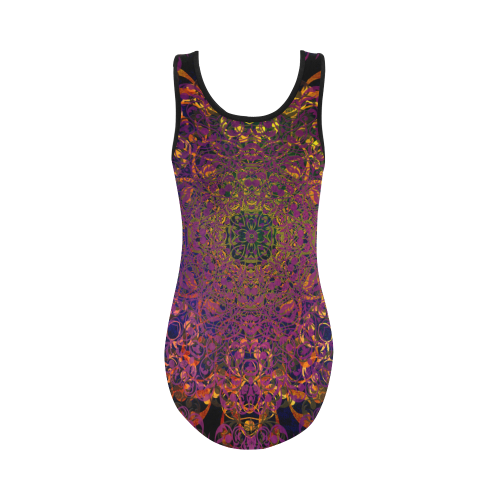 magic mandala Vest One Piece Swimsuit (Model S04)