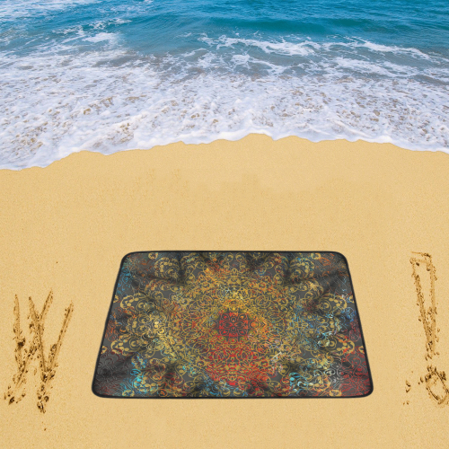 magic mandala Beach Mat 78"x 60"