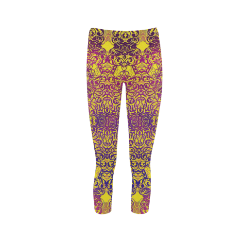 magic mandala Capri Legging (Model L02)