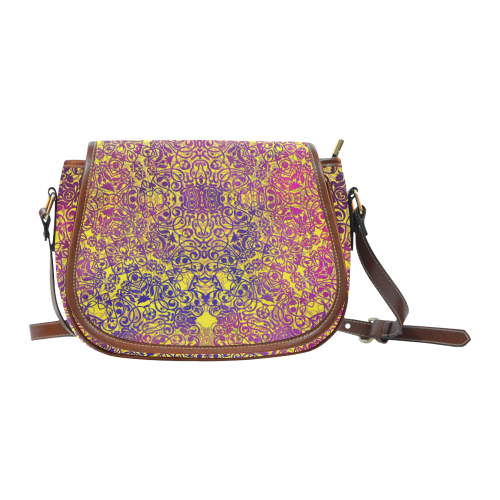 magic mandala Saddle Bag/Large (Model 1649)