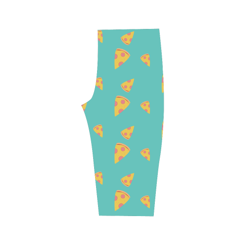 Pizza slices   - pizza and slice Hestia Cropped Leggings (Model L03)