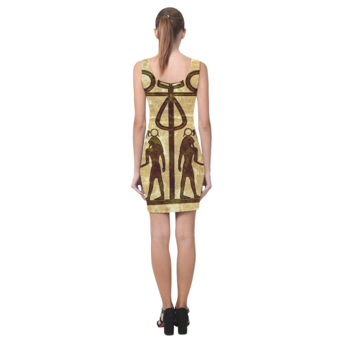 Egyptian sign Medea Vest Dress (Model D06)