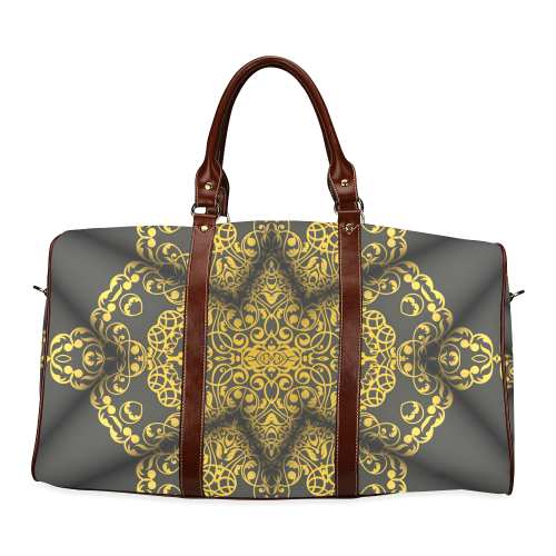 magic mandala Waterproof Travel Bag/Large (Model 1639)