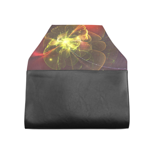 A  wonderful abstract fractal red yellow blossom Clutch Bag (Model 1630)