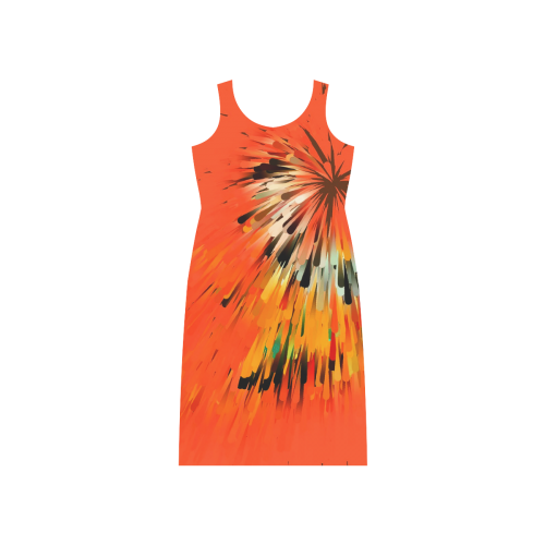 Orange Dream by Artdream Phaedra Sleeveless Open Fork Long Dress (Model D08)