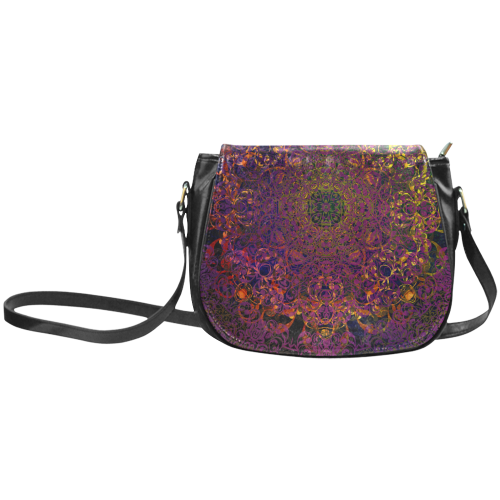 magic mandala Classic Saddle Bag/Large (Model 1648)