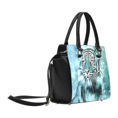 Watercolor Tiger Classic Shoulder Handbag (Model 1653)
