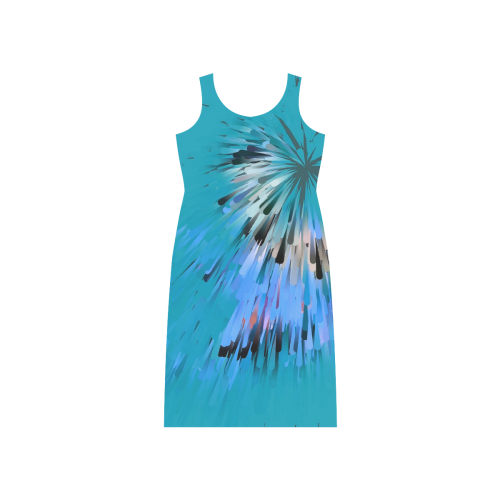 Blue Dream by Artdream Phaedra Sleeveless Open Fork Long Dress (Model D08)