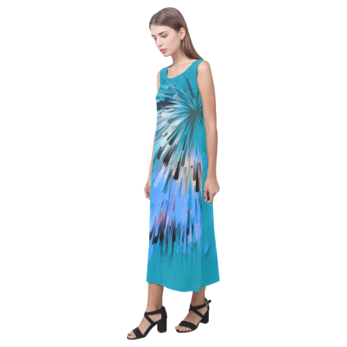 Blue Dream by Artdream Phaedra Sleeveless Open Fork Long Dress (Model D08)