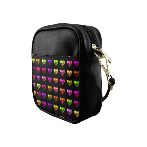 shiny hearts 1 Sling Bag (Model 1627)