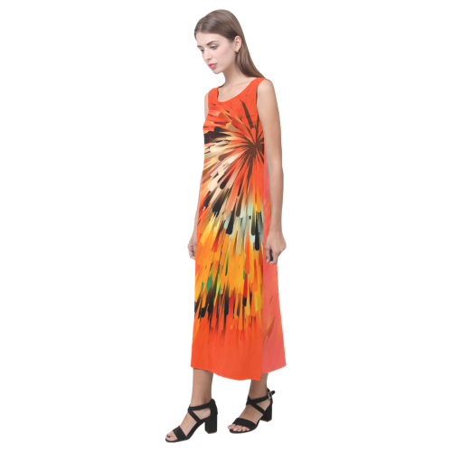 Orange Dream by Artdream Phaedra Sleeveless Open Fork Long Dress (Model D08)