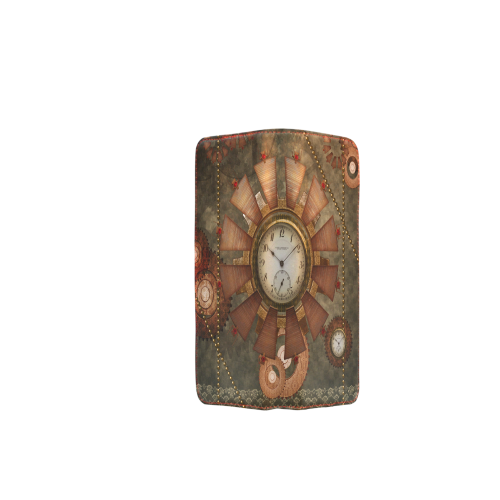 Steampunk, wonderful clocks in noble design Women's Clutch Wallet (Model 1637)