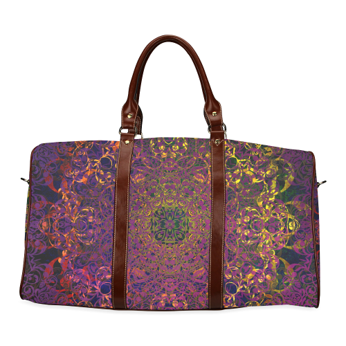 magic mandala Waterproof Travel Bag/Large (Model 1639)