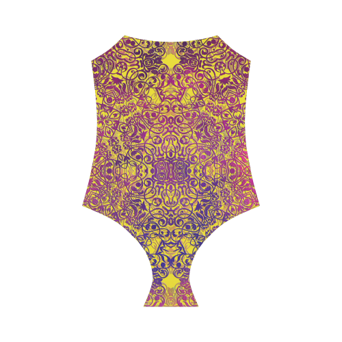 magic mandala Strap Swimsuit ( Model S05)