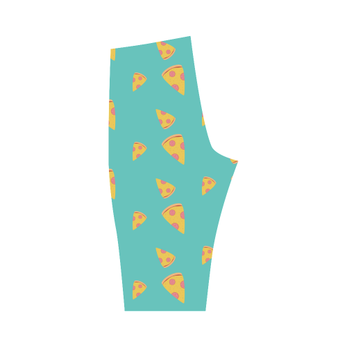 Pizza slices   - pizza and slice Hestia Cropped Leggings (Model L03)