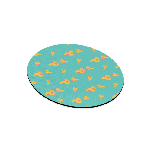 Pizza slices   - pizza and slice Round Mousepad