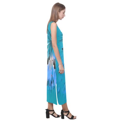 Blue Dream by Artdream Phaedra Sleeveless Open Fork Long Dress (Model D08)