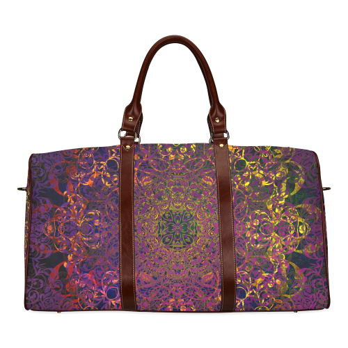 magic mandala Waterproof Travel Bag/Large (Model 1639)