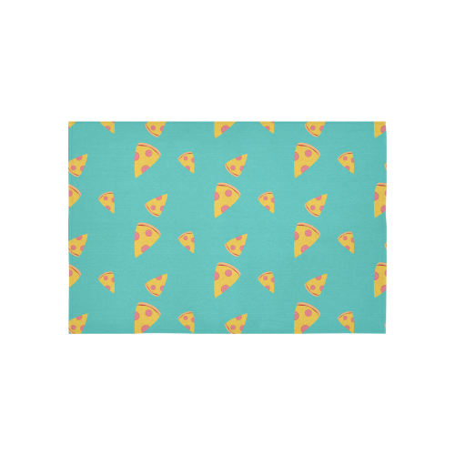 Pizza slices   - pizza and slice Cotton Linen Wall Tapestry 60"x 40"